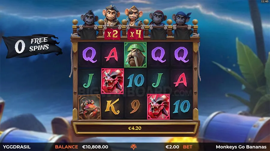Monkeys Go Bananas MultiMax slot