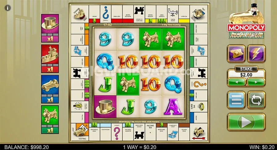Monopoly Rush Hour slot