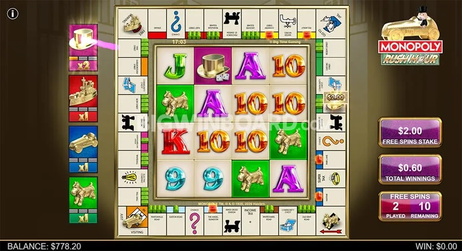 Monopoly Rush Hour slot