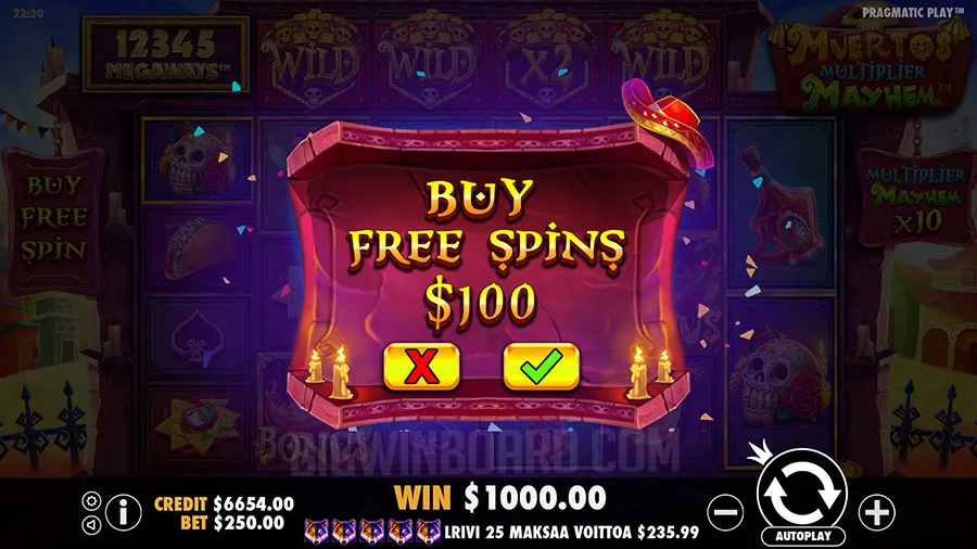 Muertos Multiplier Megaways slot