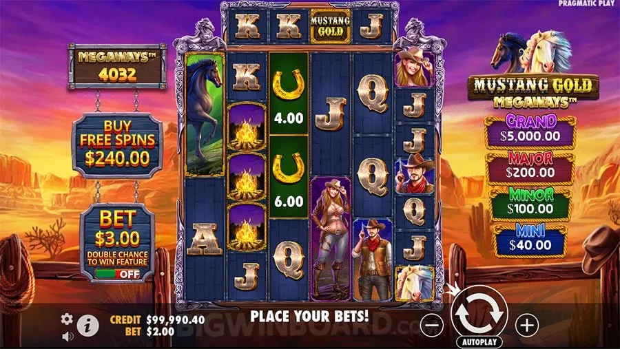 Mustang Gold Megaways slot