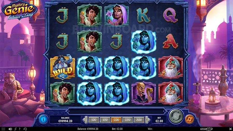 Mystery Genie Fortunes of the Lamp slot