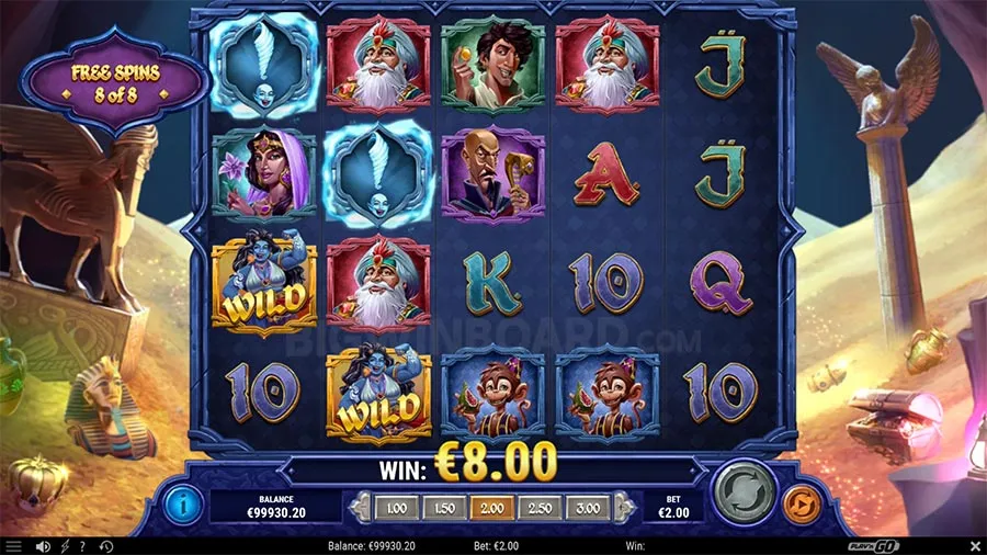 Mystery Genie Fortunes of the Lamp slot