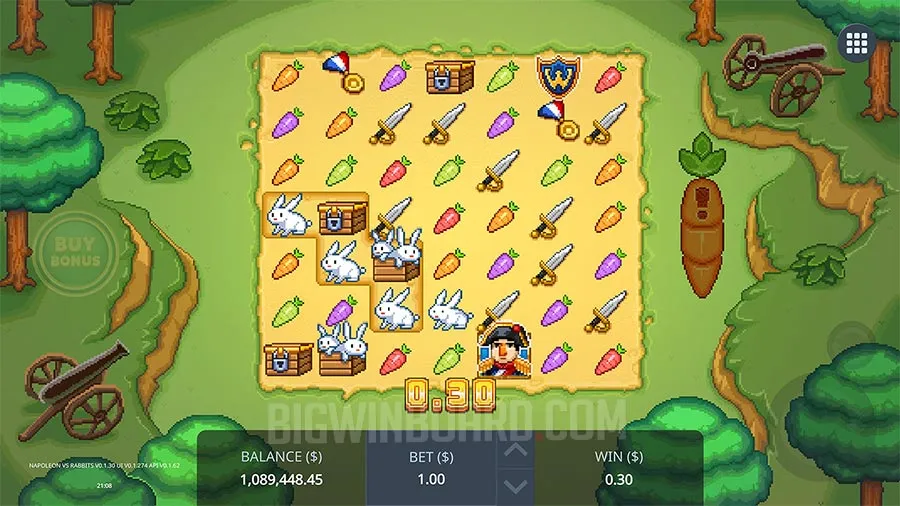 Napoleon vs Rabbits slot
