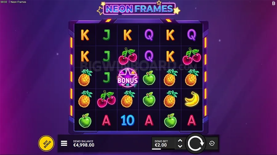 Neon Frames slot