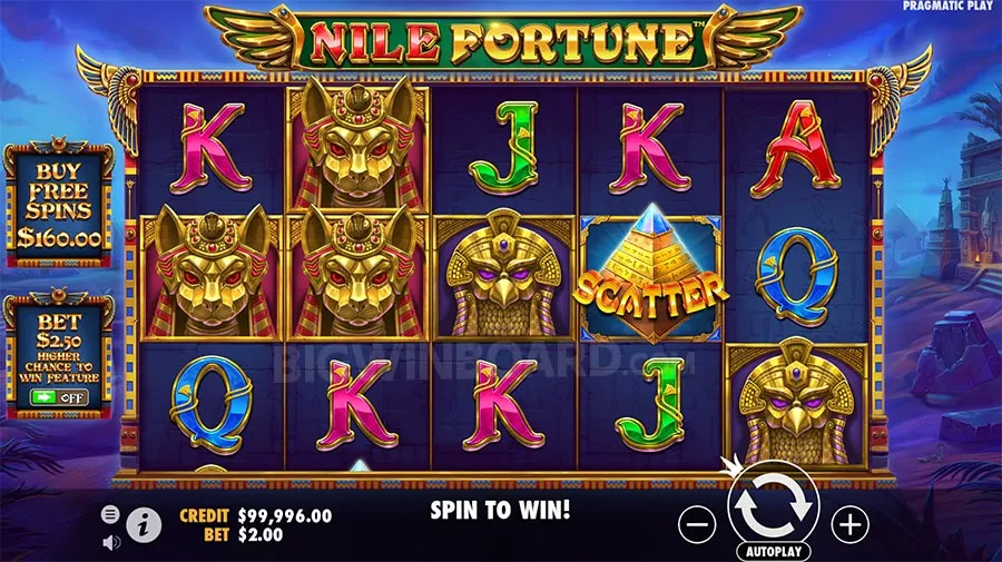 Nile Fortunes slot