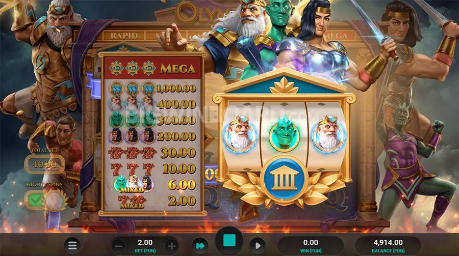 Olympus 7’s Dream Drop slot