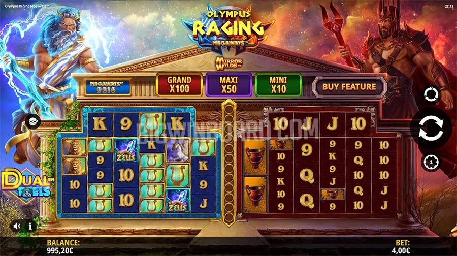 Olympus Raging Megaways slot