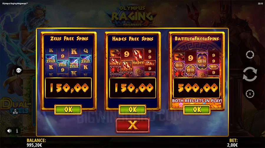 Olympus Raging Megaways slot