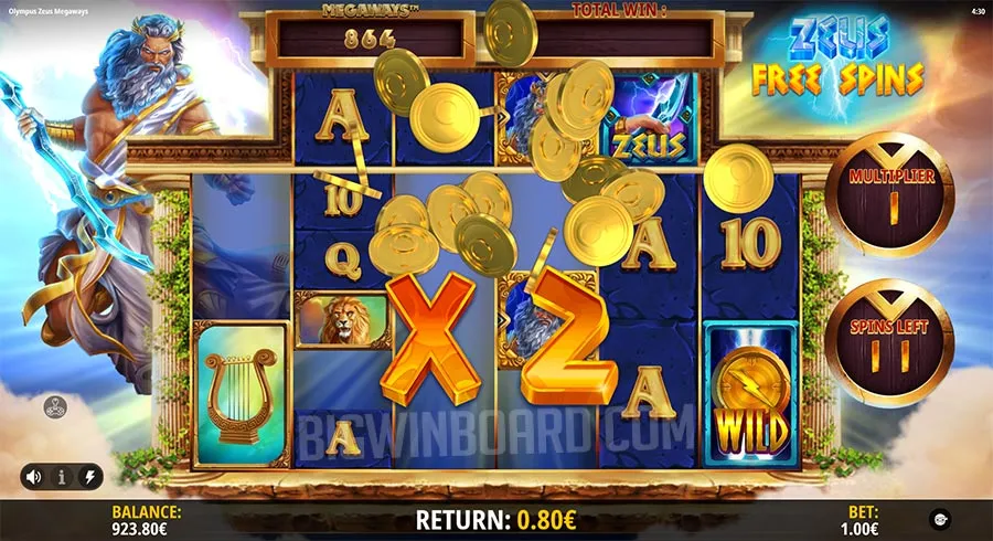 Olympus Zeus Megaways slot