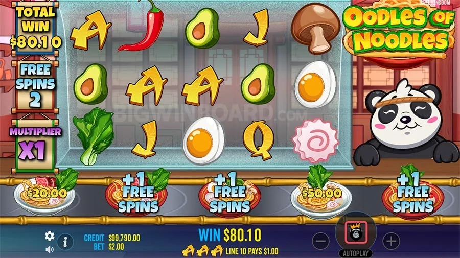 Oodles of Noodles slot