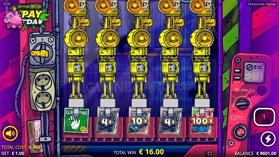 Outsourced Payday slot