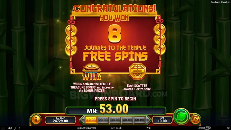 Pandastic Adventure slot