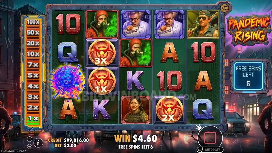 Pandemic Rising slot