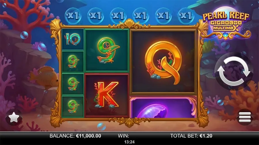 Pearl Reef Gigablox Multimax slot