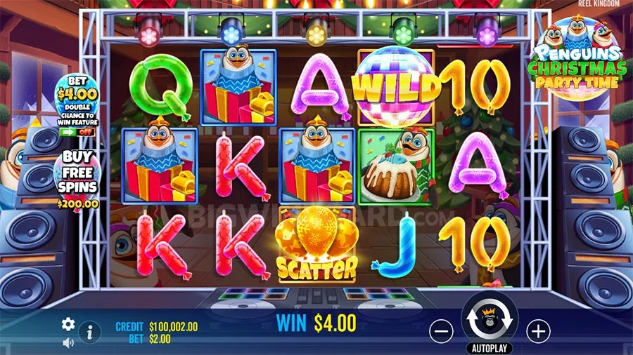 Penguins Christmas Party Time slot