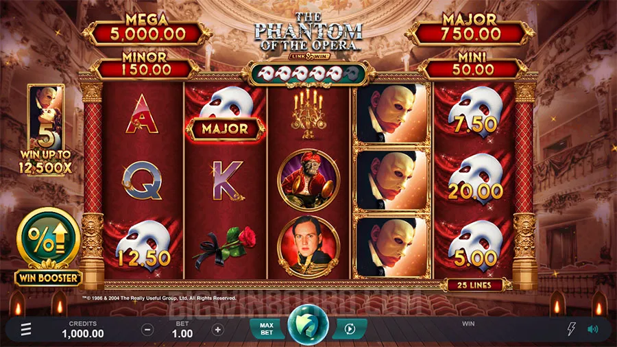 Phantom of the Opera Link & Win slot