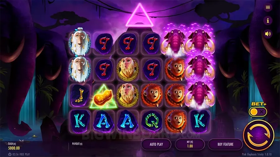 Pink Elephants Trinity slot