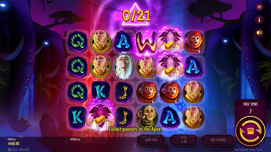 Pink Elephants Trinity slot