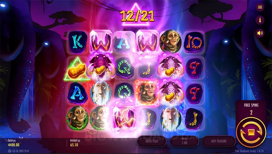 Pink Elephants Trinity slot