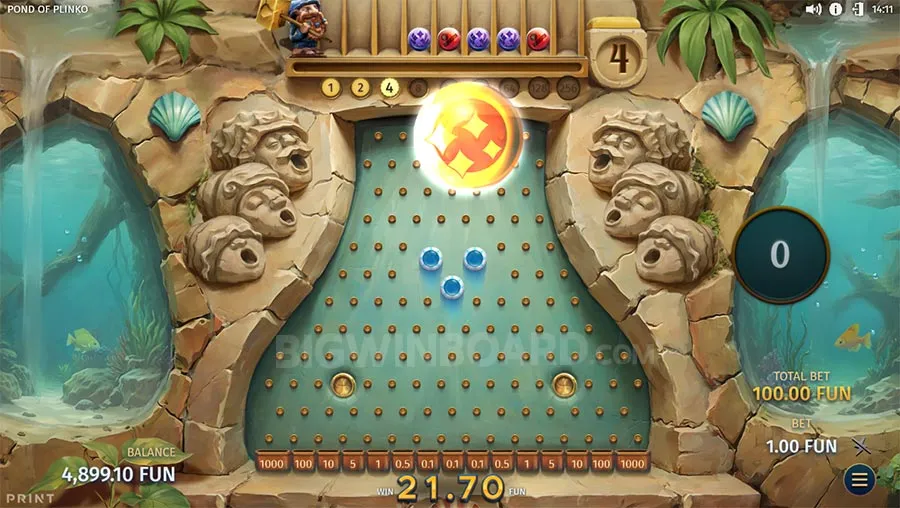 Pond of Plinko slot