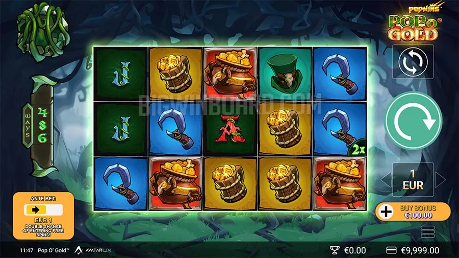Pop O' Gold PopWins slot
