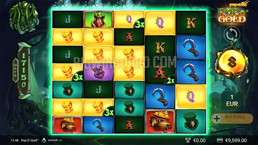 Pop O' Gold PopWins slot
