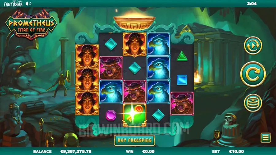 Prometheus Titan of Fire slot