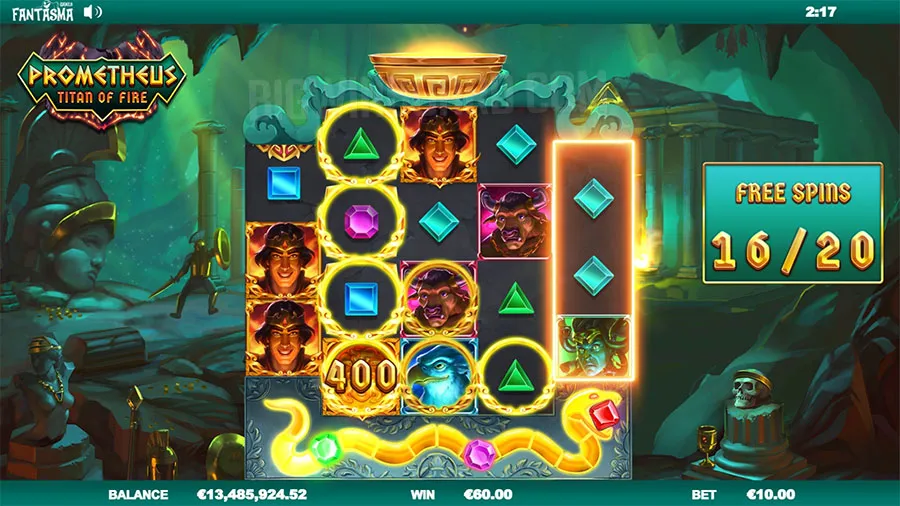 Prometheus Titan of Fire slot
