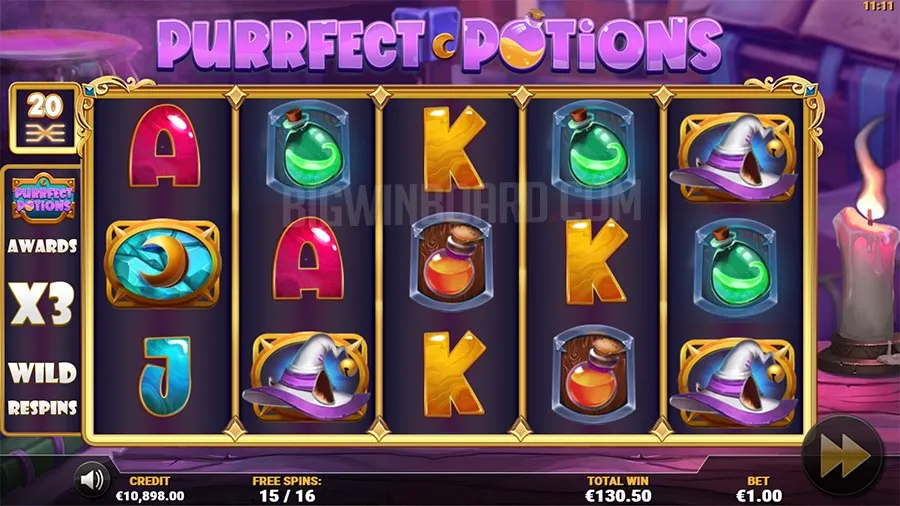 Purrfect Potions slot