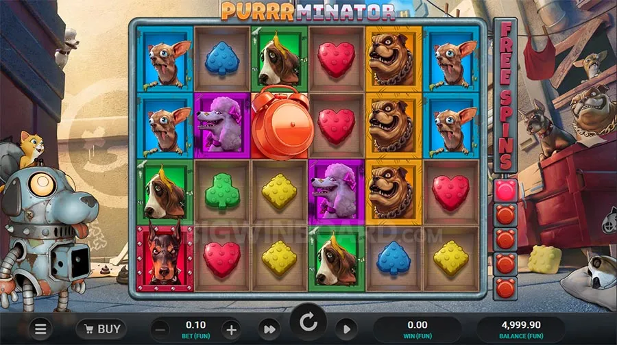 Purrrminator slot