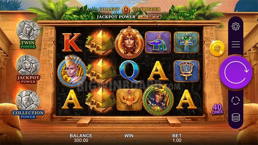 Queens of Ra POWER COMBO slot