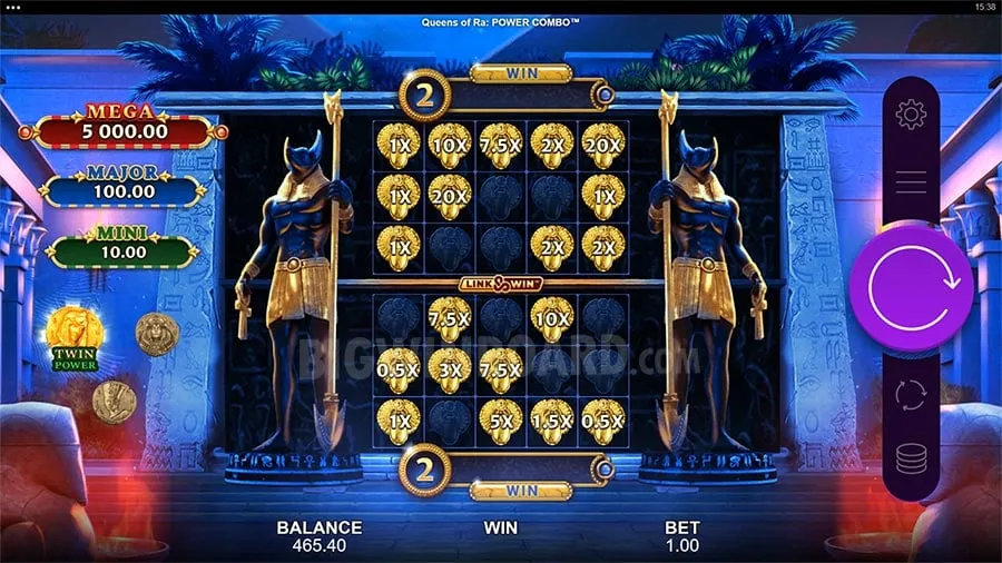 Queens of Ra POWER COMBO slot