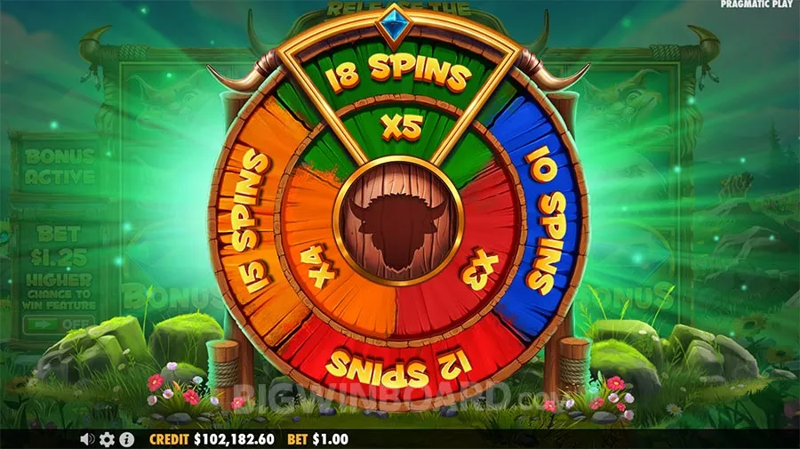 Release the Bison slot