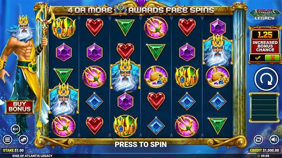 Rise of Atlantis Legacy slot