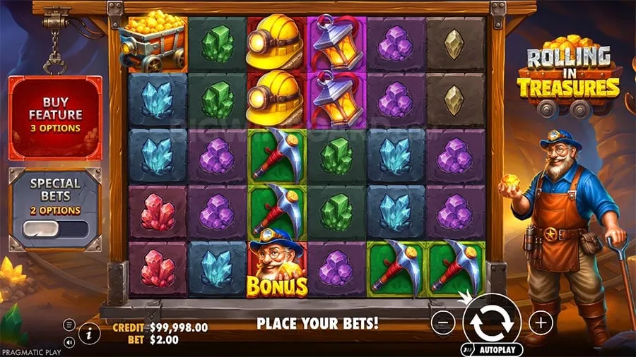 Rolling in Treasures slot