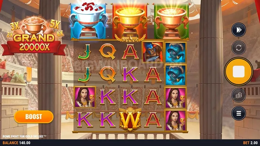 Rome Fight For Gold Deluxe slot