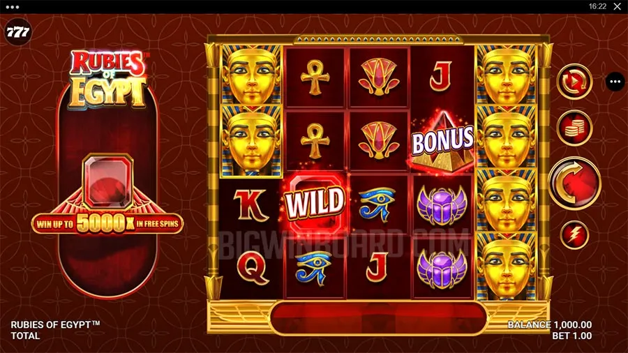 Rubies of Egypt slot
