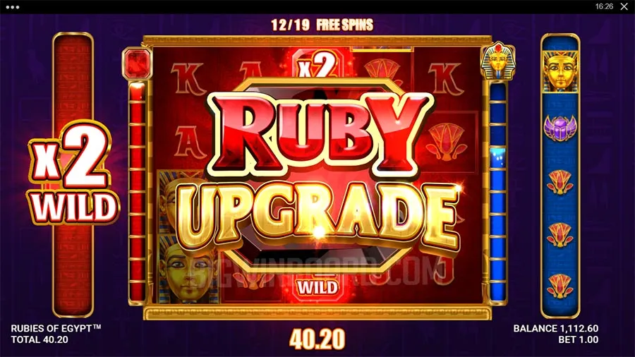 Rubies of Egypt slot