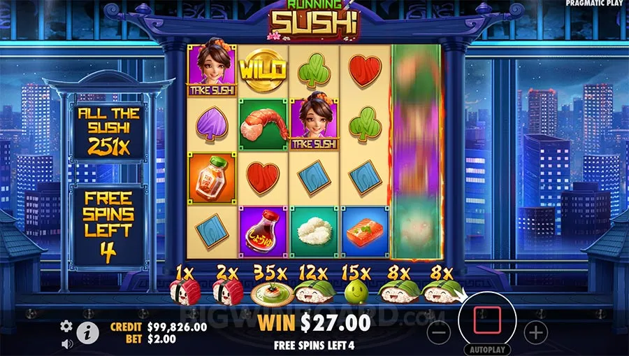 Running Sushi slot
