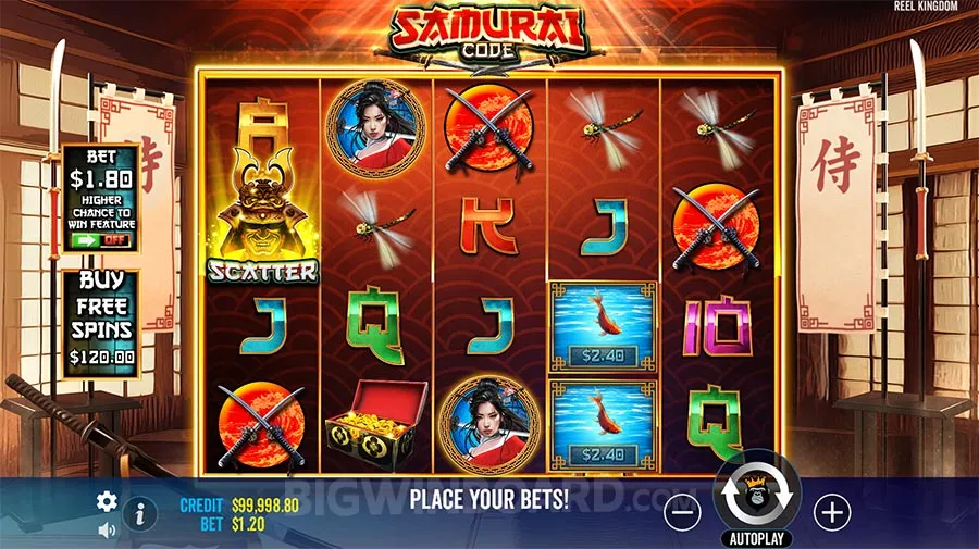 Samurai Code slot