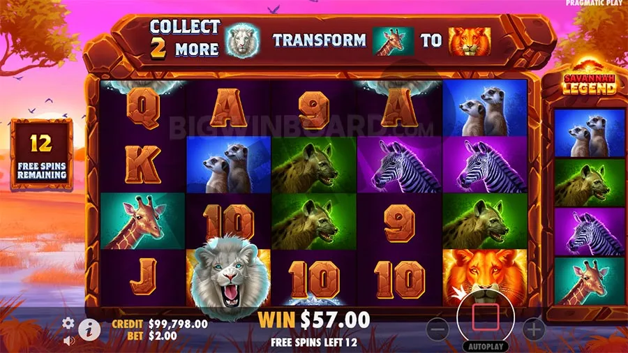 Savannah Legend slot