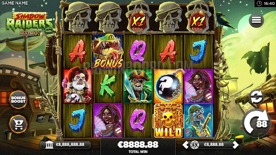 Shadow Raiders MultiMax slot