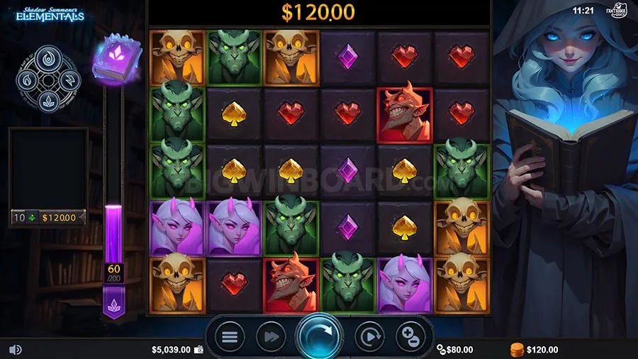 Shadow Summoner Elementals slot