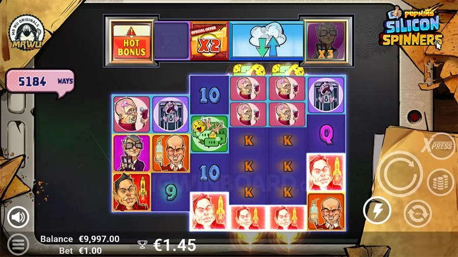 Silicon Spinners slot