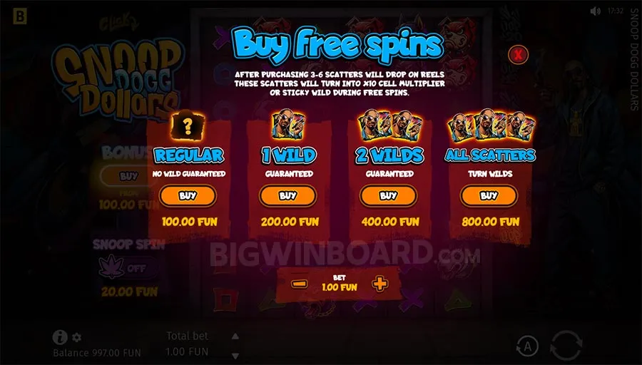 Snoop Dogg Dollars slot