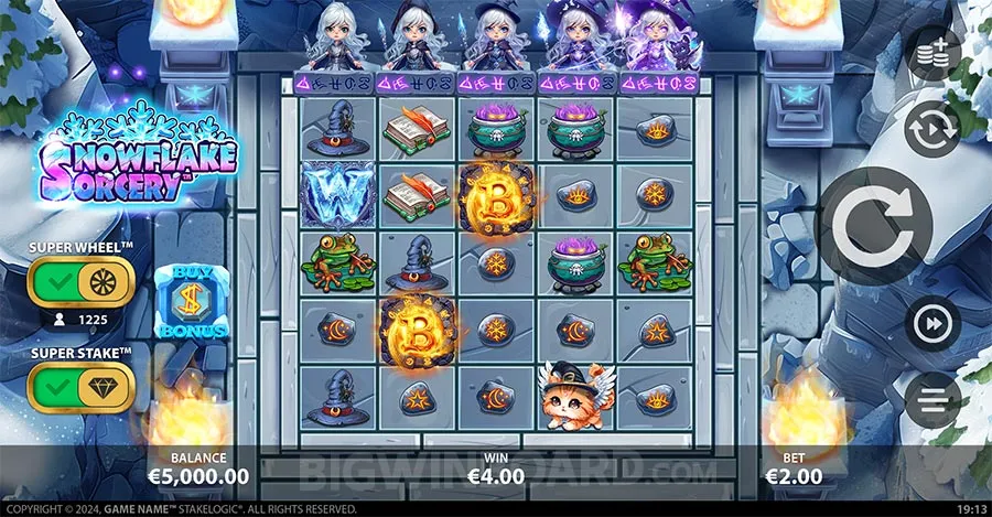 Snowflake Sorcery slot