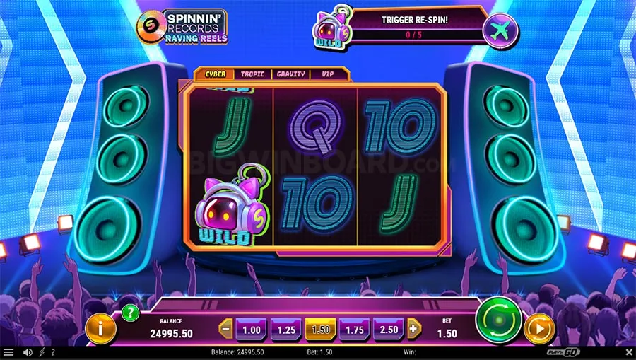 Spinnin' Records Raving Reels slot