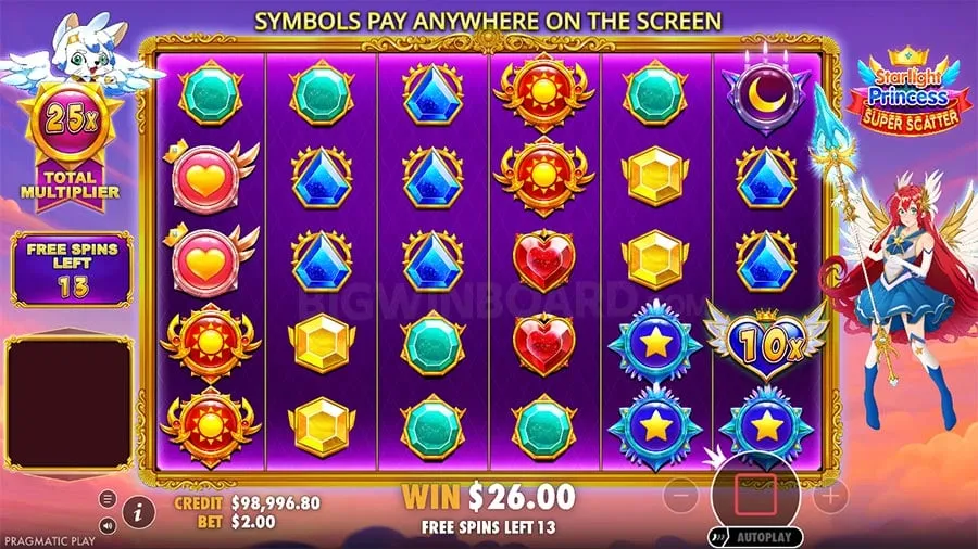 Starlight Princess Super Scatter slot