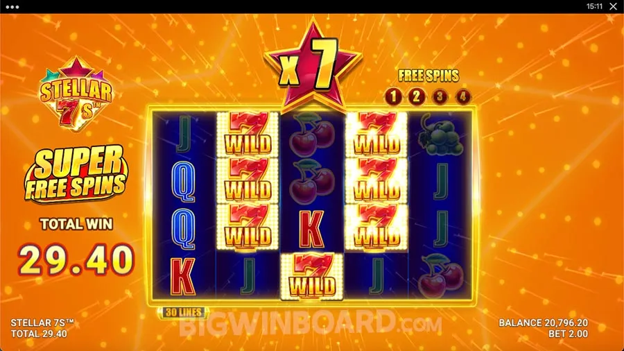 Stellar 7s slot